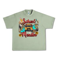 Oil Green school bus monitor Urban Heavy Tee - texasbilliewilder
