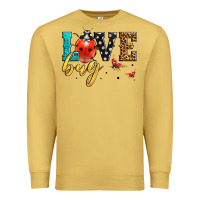 Antique Gold love bug lady bug Premium Sweatshirt - LillyAllenDesigns