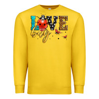 Lemon love bug lady bug Premium Sweatshirt - LillyAllenDesigns