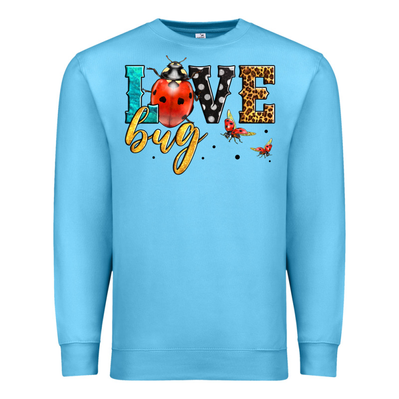 Love Bug Lady Bug Premium Sweatshirt by LillyAllenDesigns | Teevron