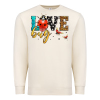 Sandshell love bug lady bug Premium Sweatshirt - LillyAllenDesigns