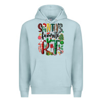 Blue Mist santas favorite rt nurse Premium Hoodie - MaliasSmallBusiness