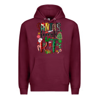 Burgundy santas favorite rt nurse Premium Hoodie - MaliasSmallBusiness