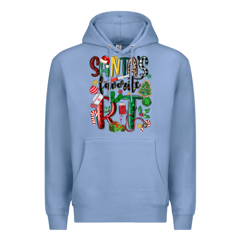 Santas Favorite Rt Nurse Premium Hoodie by MaliasSmallBusiness | Teevron
