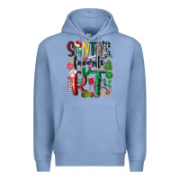 Colony Blue santas favorite rt nurse Premium Hoodie - MaliasSmallBusiness