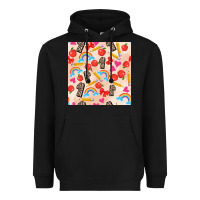 Black back to school seamless pattern 1 (3600x3600) Heavyweight Hoodie - AdoDesignShop