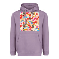 Lavender back to school seamless pattern 1 (3600x3600) Heavyweight Hoodie - AdoDesignShop
