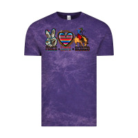 Cloud Purple peace love rodeo Vintage Tee - Zillion Design Studio