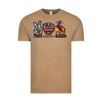 Vintage Coffee peace love rodeo Vintage Tee - Zillion Design Studio