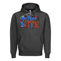 Charcoal Heather police wife Zipper Hoodie - AdoDesignShop