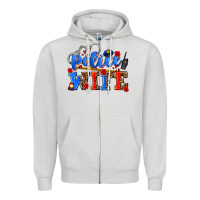 Dove Grey police wife Zipper Hoodie - AdoDesignShop