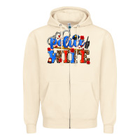 Sandshell police wife Zipper Hoodie - AdoDesignShop
