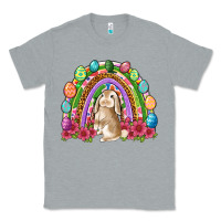 Heather Grey Easter rainbow Bunny Easter Day Classic Tee - Neo Western