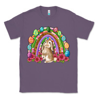 Lavender Easter rainbow Bunny Easter Day Classic Tee - Neo Western