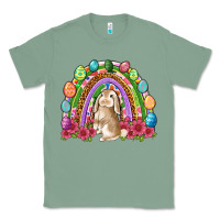Sage Easter rainbow Bunny Easter Day Classic Tee - Neo Western