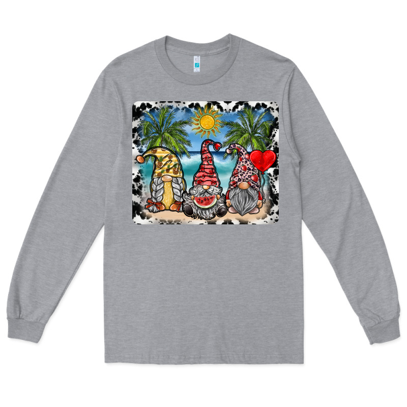 Summer Gnome Mousepad Long Sleeve Tee by SublimationCraftShop | Teevron