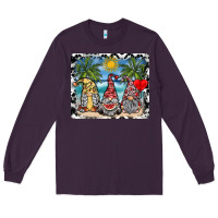 Plum summer gnome mousepad Long Sleeve Tee - SublimationCraftShop