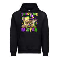 Black throw me something mister louisiana mardi gras Urban Hoodie - LillyAllenDesigns
