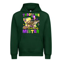 Forest Green throw me something mister louisiana mardi gras Urban Hoodie - LillyAllenDesigns