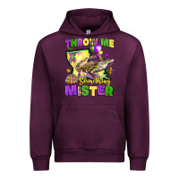 Mauve Wine throw me something mister louisiana mardi gras Urban Hoodie - LillyAllenDesigns