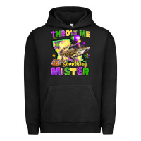 Pigment Black throw me something mister louisiana mardi gras Urban Hoodie - LillyAllenDesigns