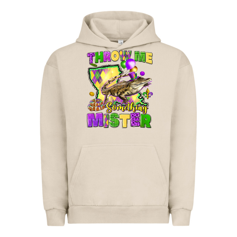 Throw Me Something Mister Louisiana Mardi Gras Urban Hoodie by LillyAllenDesigns | Teevron