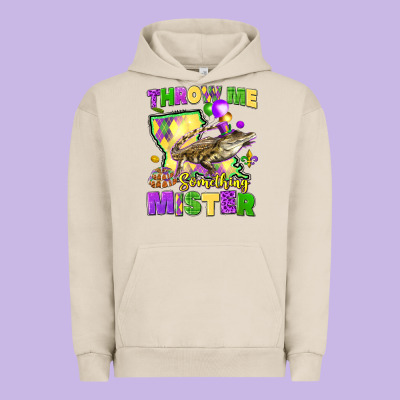 Throw Me Something Mister Louisiana Mardi Gras Urban Hoodie Designed By Lillyallendesigns