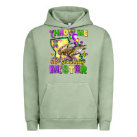 Pigment Oil Green throw me something mister louisiana mardi gras Urban Hoodie - LillyAllenDesigns