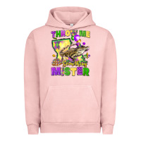 Pigment Salmon throw me something mister louisiana mardi gras Urban Hoodie - LillyAllenDesigns