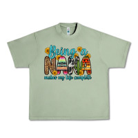 Oil Green being a nana makes my life complete Urban Heavy Tee - Zillion Design Studio