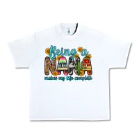 White being a nana makes my life complete Urban Heavy Tee - Zillion Design Studio