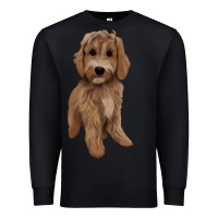 Black maltipoo Premium Sweatshirt - BarkalooDesign