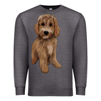 Charcoal Heather maltipoo Premium Sweatshirt - BarkalooDesign