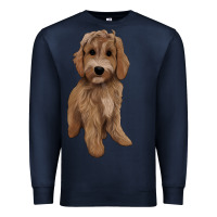 Navy maltipoo Premium Sweatshirt - BarkalooDesign