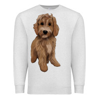 Oatmeal Heather maltipoo Premium Sweatshirt - BarkalooDesign