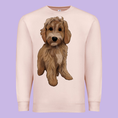Maltipoo Premium Sweatshirt Designed By Barkaloodesign