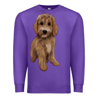Purple maltipoo Premium Sweatshirt - BarkalooDesign