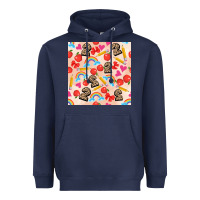 Navy back to school seamless pattern 2 (3600x3600) Heavyweight Hoodie - AdoDesignShop