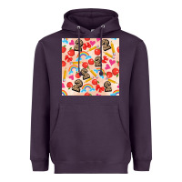 Plum back to school seamless pattern 2 (3600x3600) Heavyweight Hoodie - AdoDesignShop
