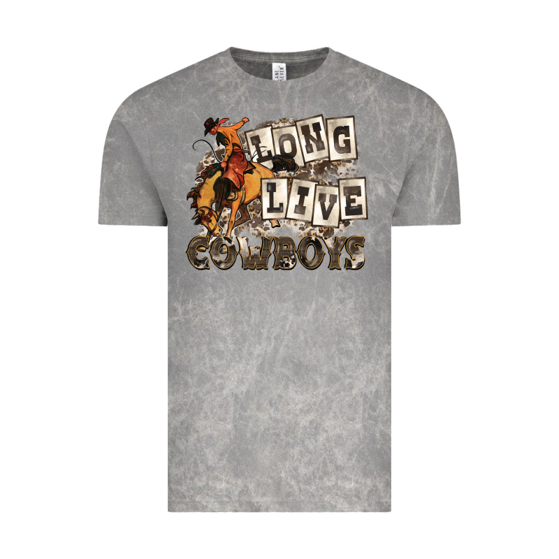 Long Live Cowboys Vintage Tee by Zillion Design Studio | Teevron