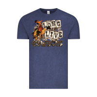 Vintage Denim long live cowboys Vintage Tee - Zillion Design Studio