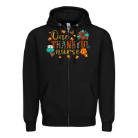 Black one thankful nurse Zipper Hoodie - JahusDesignShop