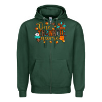 Sports Green one thankful nurse Zipper Hoodie - JahusDesignShop