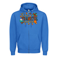 True Royal one thankful nurse Zipper Hoodie - JahusDesignShop