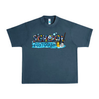 Midnight Navy school custodian Urban Heavy Tee - texasbilliewilder