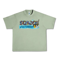Oil Green school custodian Urban Heavy Tee - texasbilliewilder