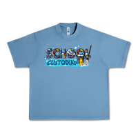 Pebble Blue school custodian Urban Heavy Tee - texasbilliewilder
