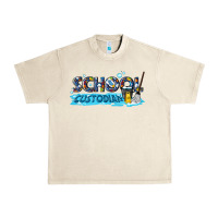 Sandshell school custodian Urban Heavy Tee - texasbilliewilder