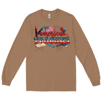 Toasted Coconut American Teacher 4th of July Long Sleeve Tee - CowGirlArtShop