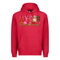 Cardinal my dog is my valentine Premium Hoodie - NancyCooperArtShop
